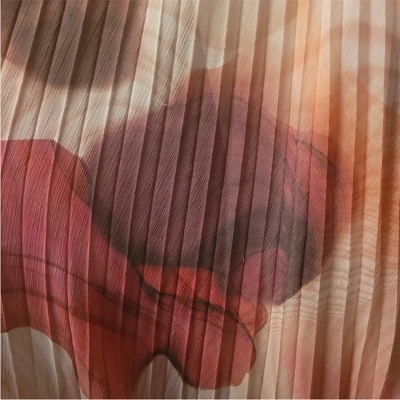 🔴 Express floral pleated maxi dress size xl - Picture 6 of 12